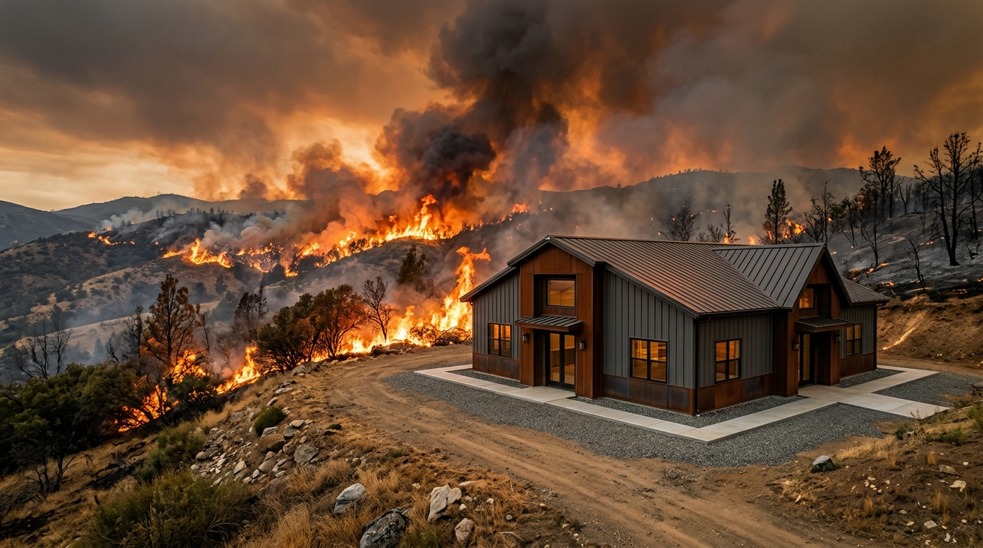 Metal Buildings for Wildfire Zones: CA & CO Guide